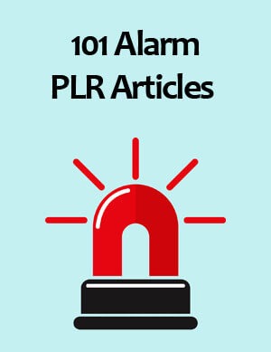 alarm plr articles