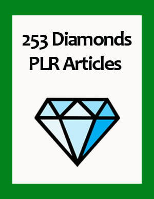 diamonds plr articles