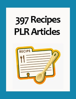 recipes plr articles