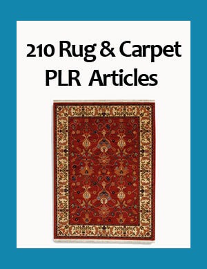 rug and carpet plr articles