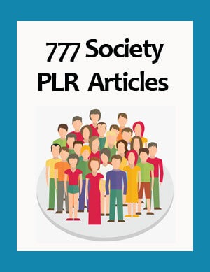 society plr articles
