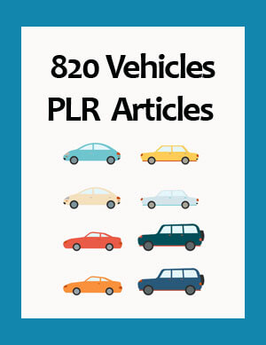 vehicles plr articles