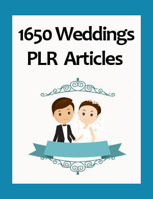weddings plr articles